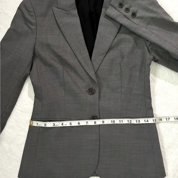 Theory Nichelle Broadway Wool Blend Blazer Jacket Coat Size 0 - Picture 12 of 15